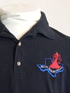 Collectible Vintage "Waltz Across Texas" Dance Event Souvenir Polo Shirt (XL)